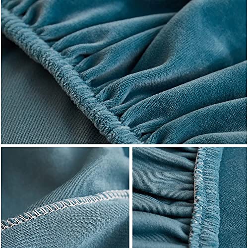 Housse de canapé extensible pour protéger les coussins individuels en velours doux - 6