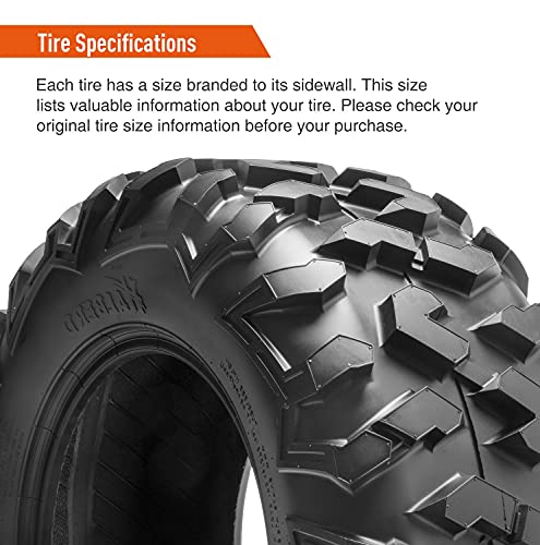 Halberd 6Ply Atv Tires, 24X9-11 Atv Tires, All Terrain 24X9X11 Trail Sand Atv Utv Off-Road Tires | 15Mm Tread Depth(Pack Of 1, Tubeless) #TOP7