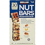 Gardenpick Kirkland Signature Nut Bars with Cocoa Drizzle & Sea Salt, 1.41 oz, 30 ct