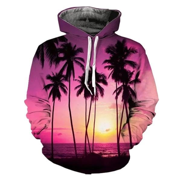 Sweat à capuche grand confort style oversized pour un look de vacances décontracté color9