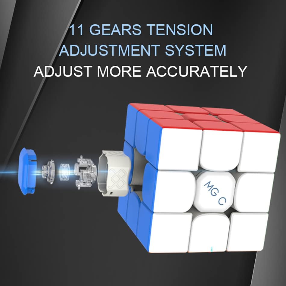 Miniatura 7 de Willking YJ MGC EVO 3x3 II Cubo magnético de velocidad Yongjun MGC EVO V2 Flagship Puzzle Cube YJ mejorado 3x3 Cubo para velocidad Cubing 2.185 in