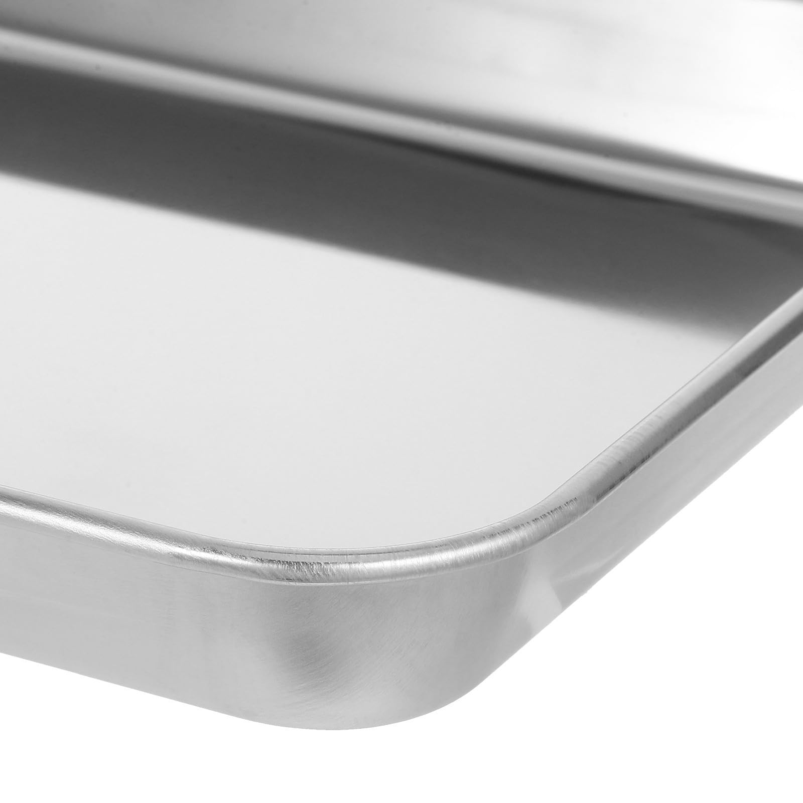 Bandeja para Hornear Fácil de Usar y Almacenamiento de Alimentos de Acero Inoxidable 304 Diseño Simple Adecuado para Bbq y Graduaciones
