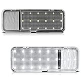 VIPMOTOZ Rear Side Door Panel Courtesy Lights Cover Lens Compatible With 1997-2002 Ford Expedition Red Lens Direct Replacement Left Driver &amp; Right Passenger Side Pair Set