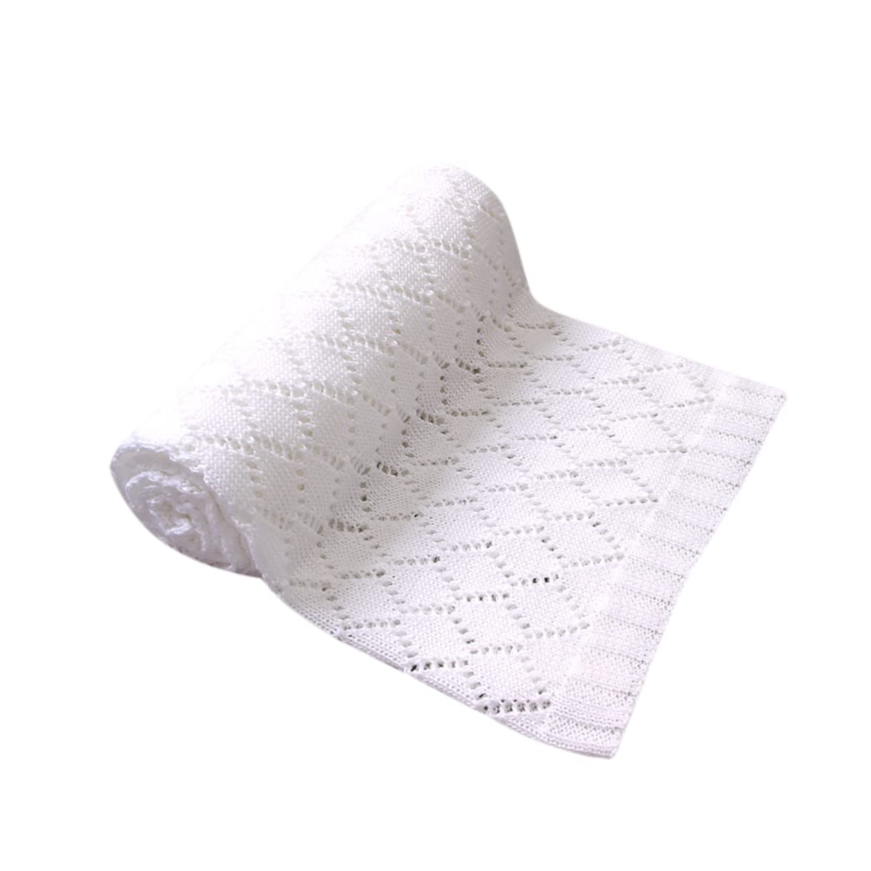 VICASKY Coperta in Pile Lavorato A Maglia Per Neonati Morbida Calda Antivento Per Passeggino Per Uso Ed Esterno