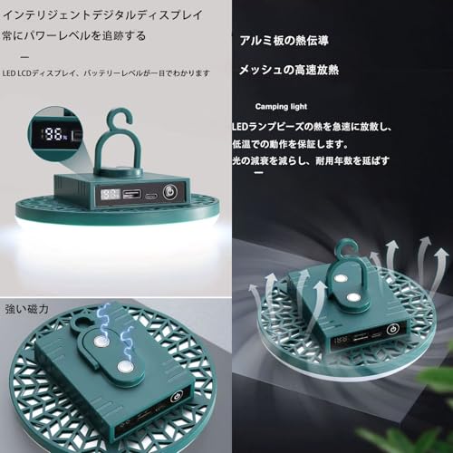 MGOXO LED投光器 16000mAH