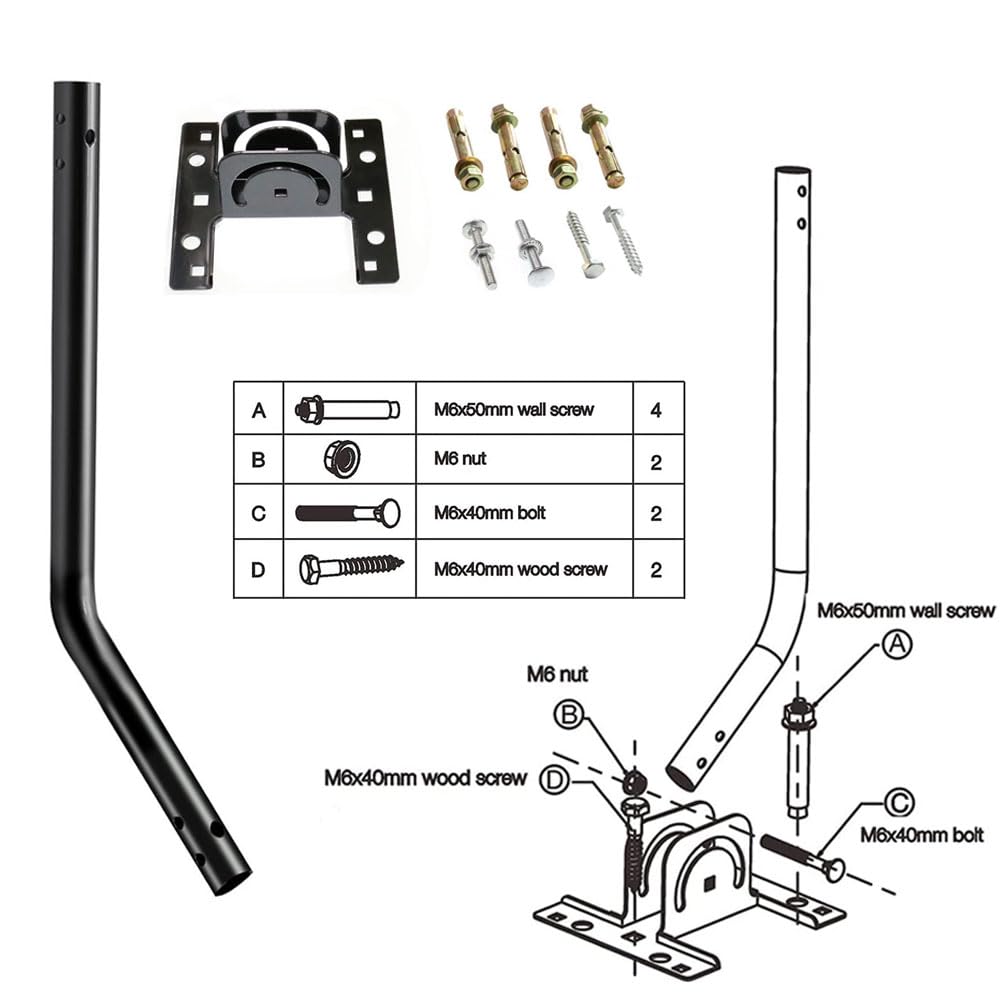 Antenna a pannello direzionale per esterni 5G/4G/LTE/WiFi/2x2 MIMO per router 4G LTE 5G Verizon AT & T Sprint T-Mobile Home Internet con cavo TS9 SMA J-Mount Pole (kit completo)