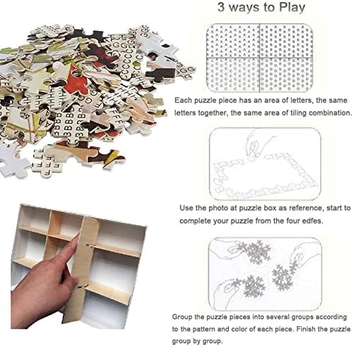 Miniatura 6 de Rompecabezas de 500 piezas para adultos, rompecabezas de iglesia de campo de 500 piezas, hermosos rompecabezas para adultos, rompecabezas de 500