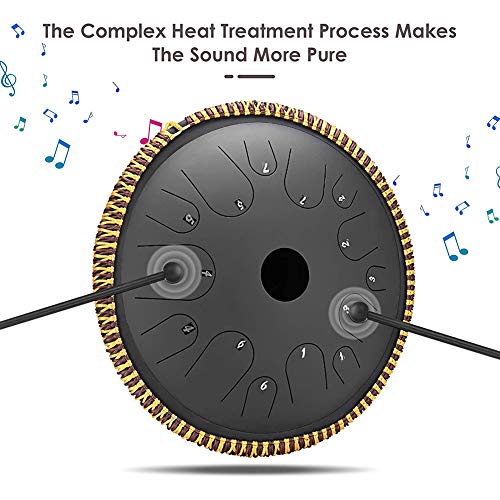 Steel Tongue Drum 14 pulgadas 14 notas C miniatura 3