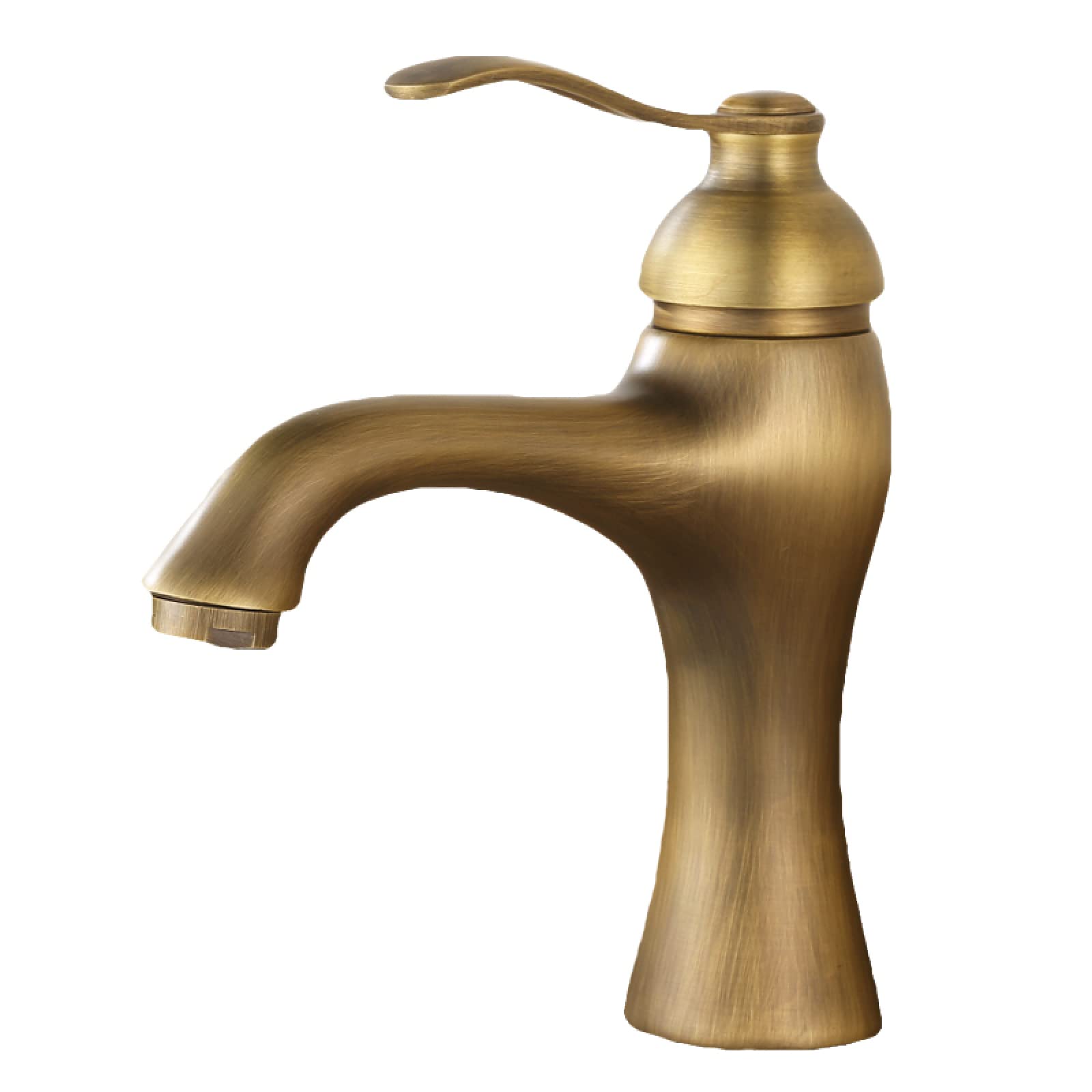 Robinet pour lavabo de salle de bain antique anti-éclaboussures pour vasque haute