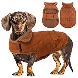 Ajustement Facile et Confortable: Equipé de fermetures auto-agrippantes au ventre et au cou pour un ajustement personnalisé. Cette veste enveloppante garde votre chien au chaud sans gêner ses mouvements.