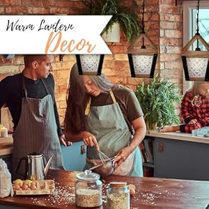 Autumn alley farmhouse pendant light rustic wood pendant light hanging industrial pendant light for kitchen cafe bar dining room hallway lighting fixture french country cottage chic small  urban country home decor