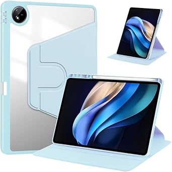 360 Rotation Tablet Cover Case Suitable for Huawei Honor MagicPad 2 12.3 Inch 2024 ROD2-W09 with Pencil Holder