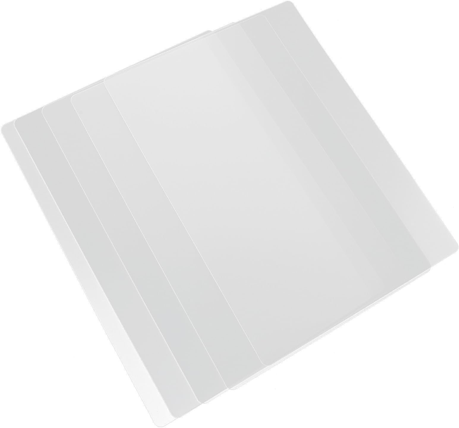 iplusmile A4 Plastic Writing Board 5pcs Set Exam Writing Pads School Office Desk Pads for Receipt and Financial Use