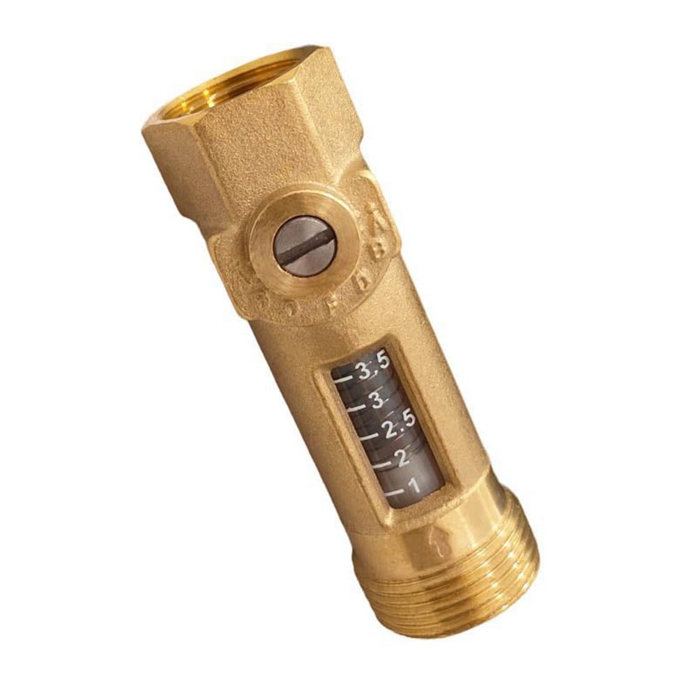 Jnchdghwa As Shown All-Copper Meter Ball Valve, Internal And External Thread Balance Valve, Valve Accessories