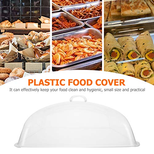 Doitool Cupcakes Food Cover Dome With Handle Rectangular Clear Dessert Cake Stand Trays Lid Plate Cloche Food Screen Protector Guards Fly Cheese Butter Cover For Dessert Snack 42X33 Cheesecake #TOP7