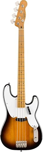 Squier Classic Vibe Precision Bass, 2 colores Sunburst, diapasón de arce