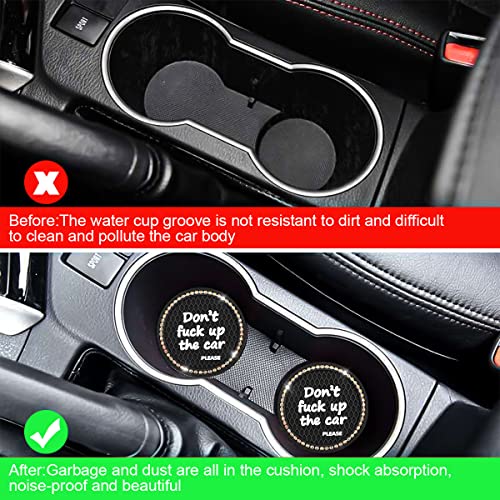 Pack de 2 Posavasos de Silicona para Auto 2.75 in miniatura 5