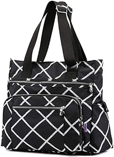 Multi Pocket Nylon Totes Handbag Large Shoulder Bag Travel Purse Bags For Women