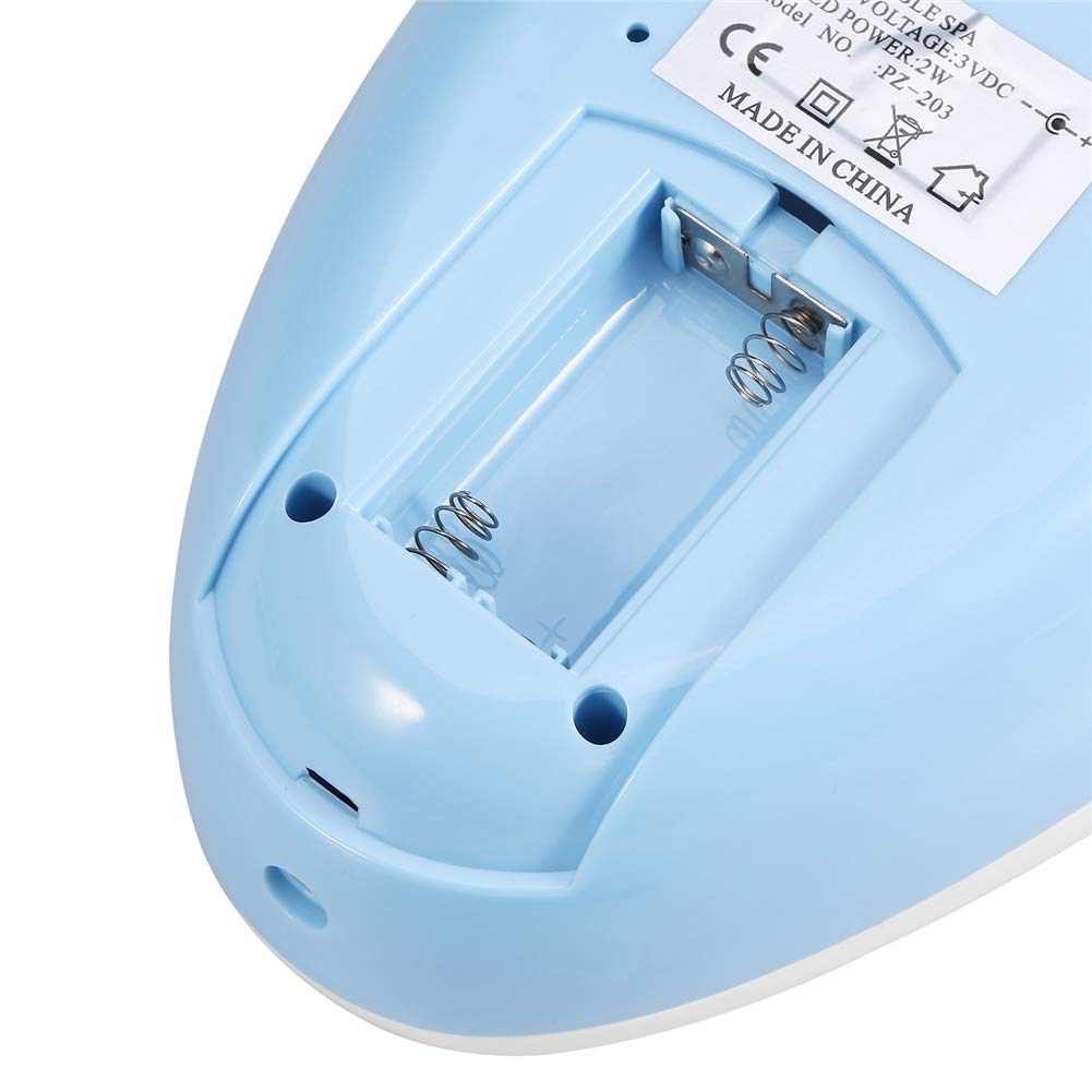 Ciotola per Ammollo per Unghie con Bolle Elettriche, Ciotola per Idromassaggio con Massaggio a Bolle per Unghie, Design Ergonomico, Base Portatile e Antiscivolo per Ammorbidire