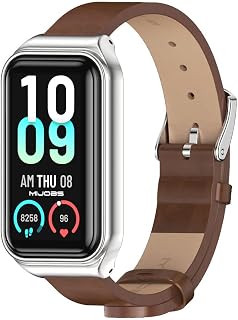 MIJOBS Strap for Amazfit Band 7 Microfiber Leather Replacement Strap Watch Wrist Band Smart Bracelet Accessories for Amazf... Price In India