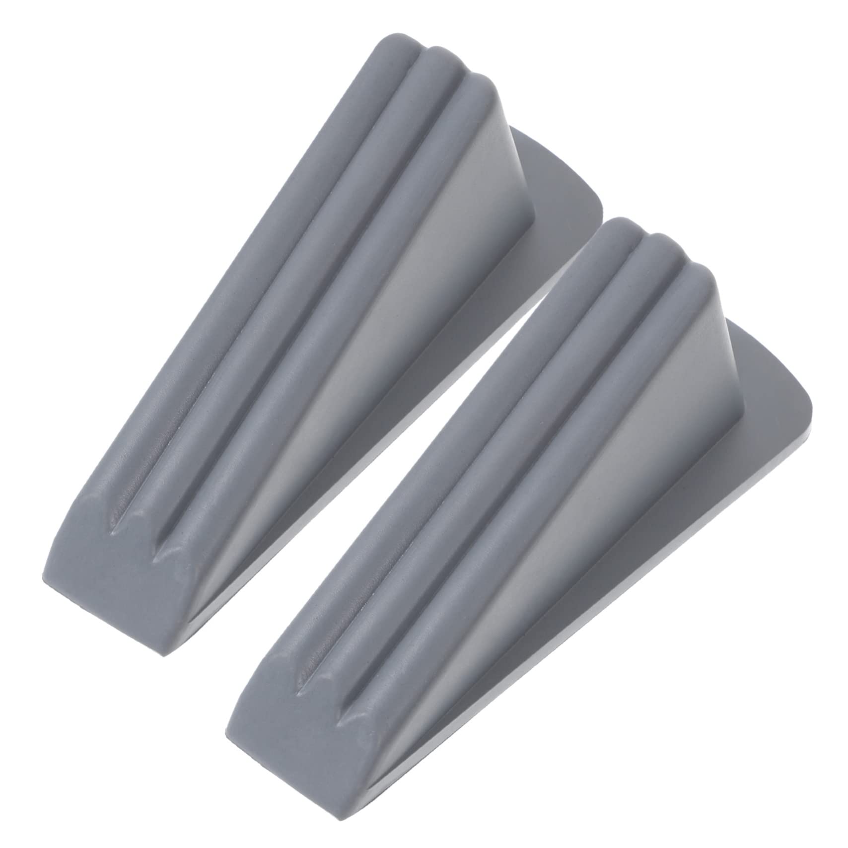 Topes de Puerta, 2 Piezas, Protectores Suelo, topes Flexibles, antirayaduras, Pared, cuñas Tope, sin Clavos, Goma