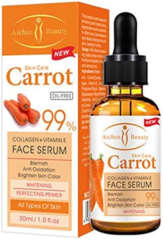 AICHUN BEAUTY Serum 99% Vitamin E Collagen Face Lifting Smoothing Oil Control Acne Perfecting Primer 4 Type (#04 CARROT)