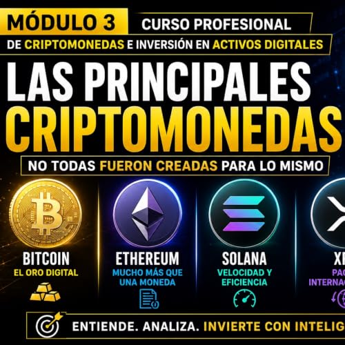 Las Principales Criptomonedas Explicadas | Bitcoin, Ethereum, Solana, XRP y Stablecoins