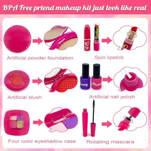 Yafacuha Unicorns Gifts for Girls Toys Tie-Dye Playset Includes Star Stuffed Mirror Diary Eyemask Headband Purse Pen Bracelet and Sock - Image 4