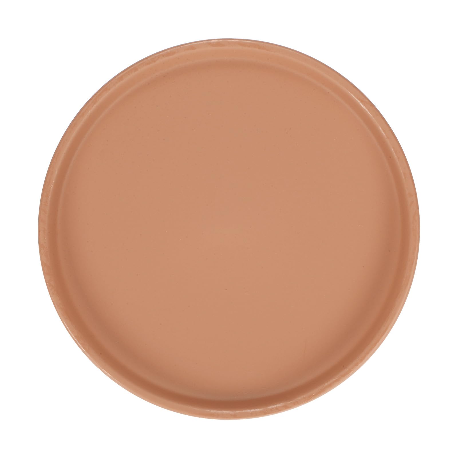 Vassoio Portavaso In Ceramica Per Piante, Sottovaso Raccogli-Acqua Nero Rotondo 16x2 Cm, Adatto Per Interni/Esterni