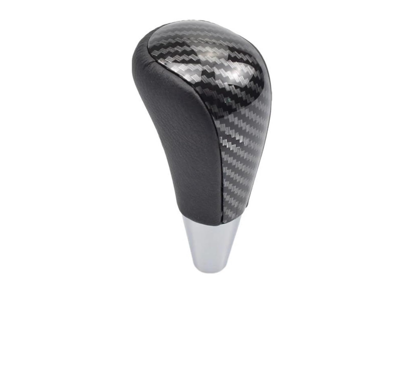 Ydxherta Carbon Fibre Gear Automatic Shift Lever Stick Knob For Corolla For Camry For Harrier For Fortuner Crown Walnut Leather Car Styling Spare Parts(Carbon Fibre)