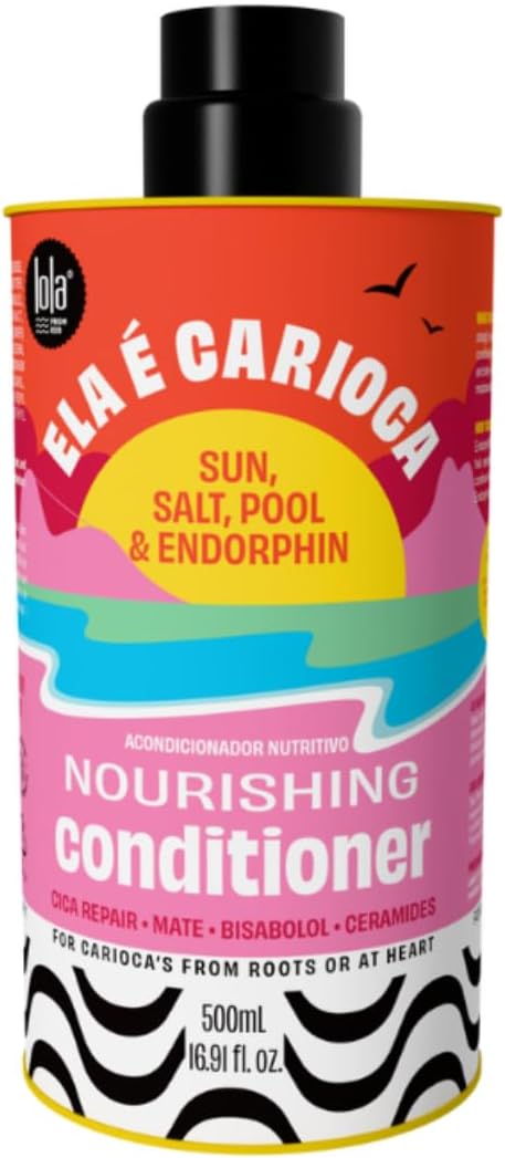 Cosmetics Ela e Carioca Nourishing Conditioner 500g – Gentle Daily Hydrating Conditioner – Sulfate & Paraben-Free – Safe for Sensitive Scalp