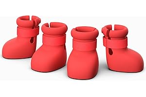 IncrediPaw Durable Dog Boots for Large Dogs, Heavy Duty Anti-Slip Dog Shoes...