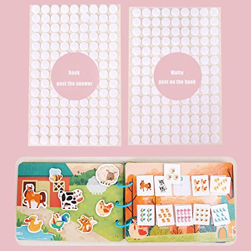 Livro Sensorial para Crianças - Livro Ocupado Educacional Sensorial para Crianças,Livro Montessori o