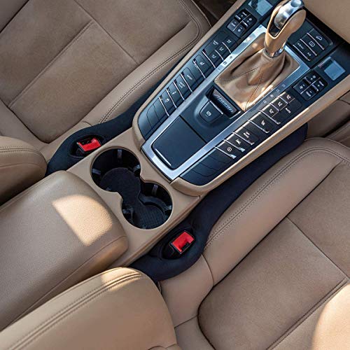 Image of TeKX Car Seat Gap Filler (2 Pack) Neoprene Cotton Universal Fit Seat Organizer, Car Essential Seat Gap Cover