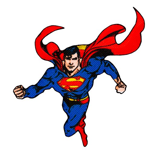 MQ Superman  Clark Kent  Vuela  Parche para Planchar Bordados Patch  Aprox. 7 X 8 Cm