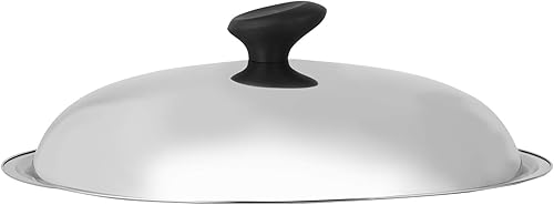 DOITOOL Tapa universal para tapa de olla de 14.2in, tapa universal de acero inoxidable con perilla resistente al calor, tapa de sartén universal, disponible en Yaxa Colombia