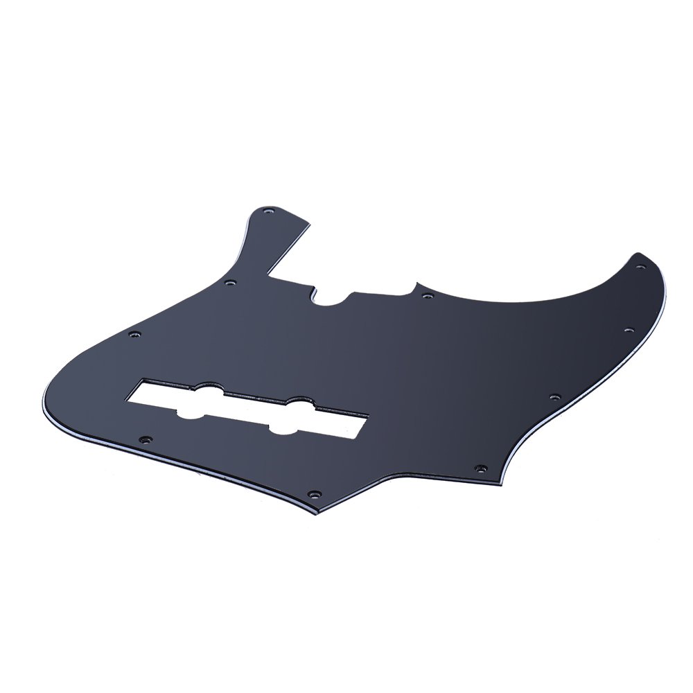 COMETX JB Bass Pickguard 10 Holes JB Bass Pickguard Pick Guards Scratch Plate for Standard Jazz Bass for TAGIMA JB 3Ply PVC Construction - Image 2