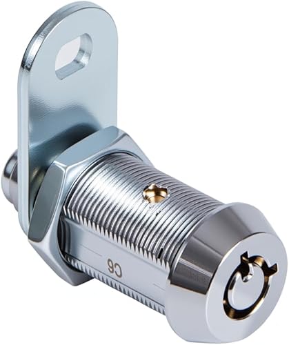 Miniatura 3 de Bloqueo tubular de repuesto para caja de herramientas de 90 grados, cámara de gancho, cerraduras de gabinete con llaves, cajón de almacenamiento de