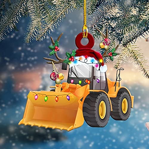 Weihnachtsdeko Weihnachtsbaum Dekorationen hängen personalisierte Familie Holztransport Muster Anhänger Geschenke für Kinder Home Ornamente Cover