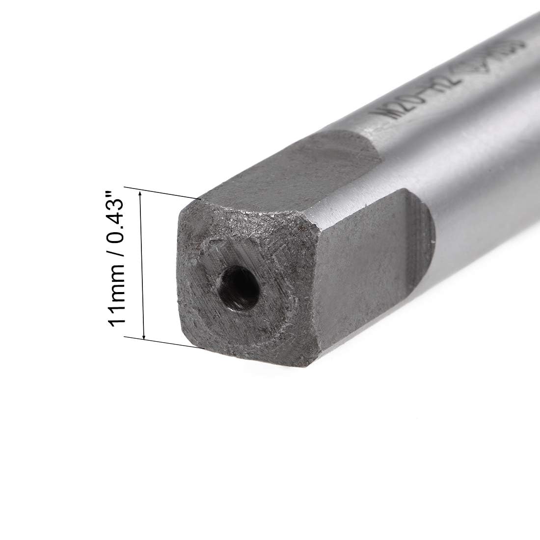 TA-VIGOR M20 x 2.5mm Metric Machine Tap, H2 High Speed Steel 4 Straight Flutes Screw Tapping Thread Tap, Threading Tapping Repair Tool - Image 4