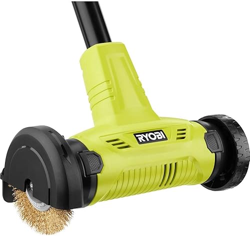 Miniatura 3 de RYOBI ONE+ - Limpiador de patio de 18 V con cepillo de alambre con batería de 2.0 Ah y cargador, verde