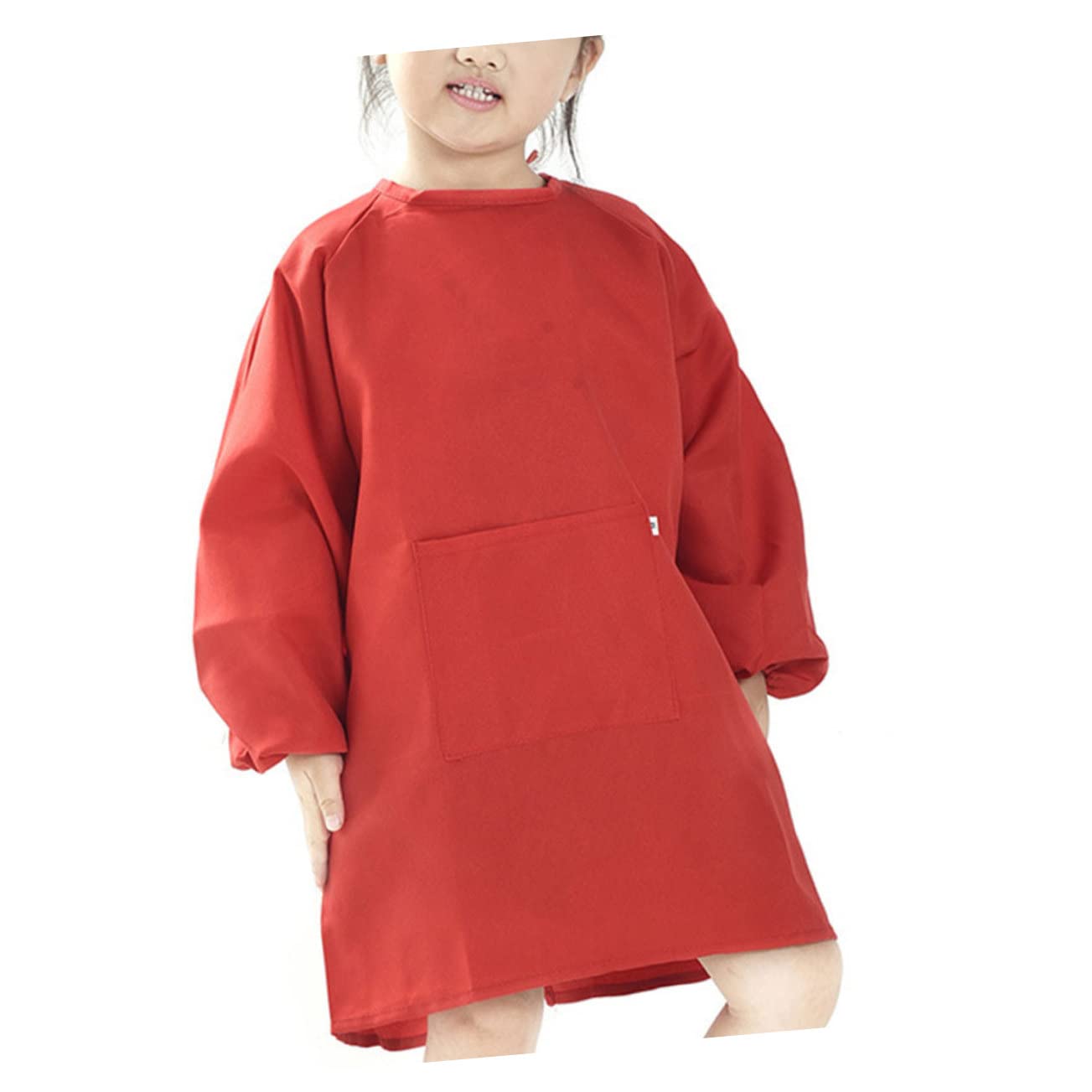 TOYANDONA Delantal De Pintura Para Niños 3 Piezas Bata De Arte Infantil Mangas De Acuarela Cierre Ajustable