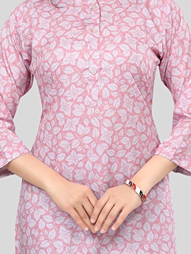 Image of Poly Crepe Printed Short Kurti Tunic Top SS-64
