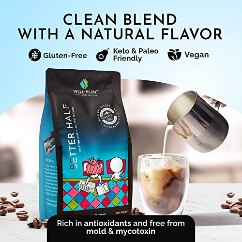 Well-Bean Coffee Better Half Light Roast 12 oz Grano miniatura 6