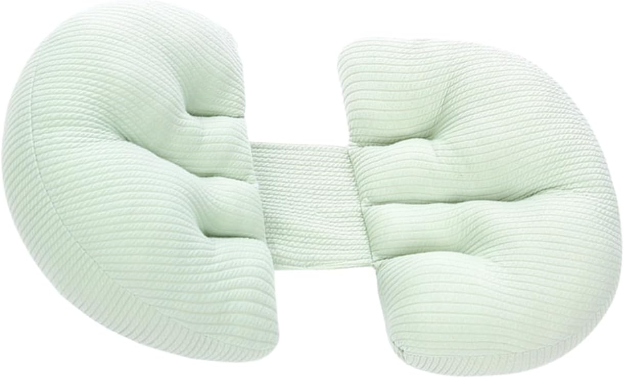 Pregnancy Support Shaped Pillow for Side Sleeping Waist Cushion for Comfort Portable Maternity Lumbar Support for Pregnant Women Abdominal Relief Pillow