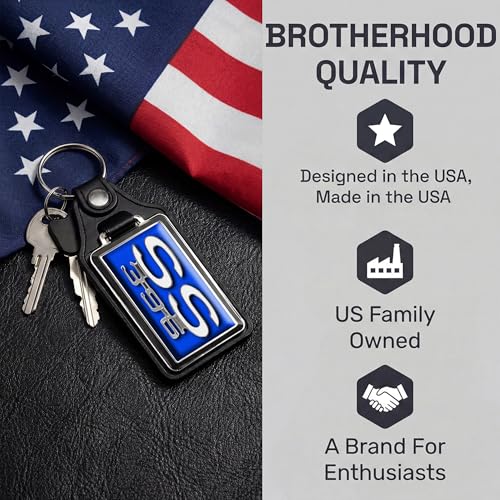 Image of Brotherhood Car Key Chain for Chevelle - Classic Models Keychain for Men and Women Gift Key Ring