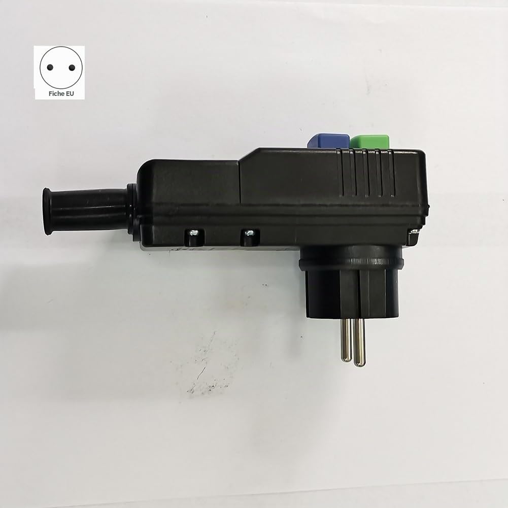 Plug-in RCD 30 MA Protection différentielle Prise de sécurité pour connecteurs fixes Pour alimenter les câbles en plein air Alimentation électrique
