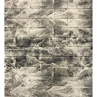 10 stuks 3D-wandpanelen, waterdicht, baksteenpatroon, zelfklevend behang, moderne wandbekleding, steenlook, eenvoudige montage, marmergroen