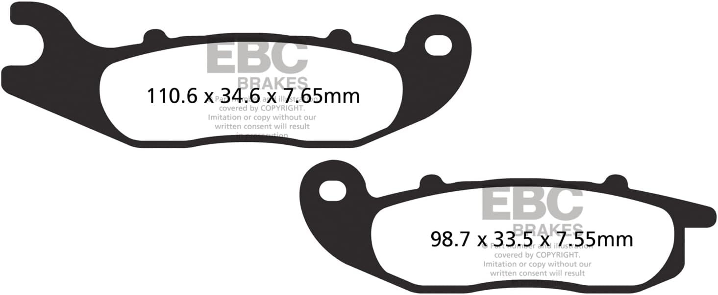 EBC Double-H Superbike Brake Pad Sintered metal - Front left Brake# SFA693HH