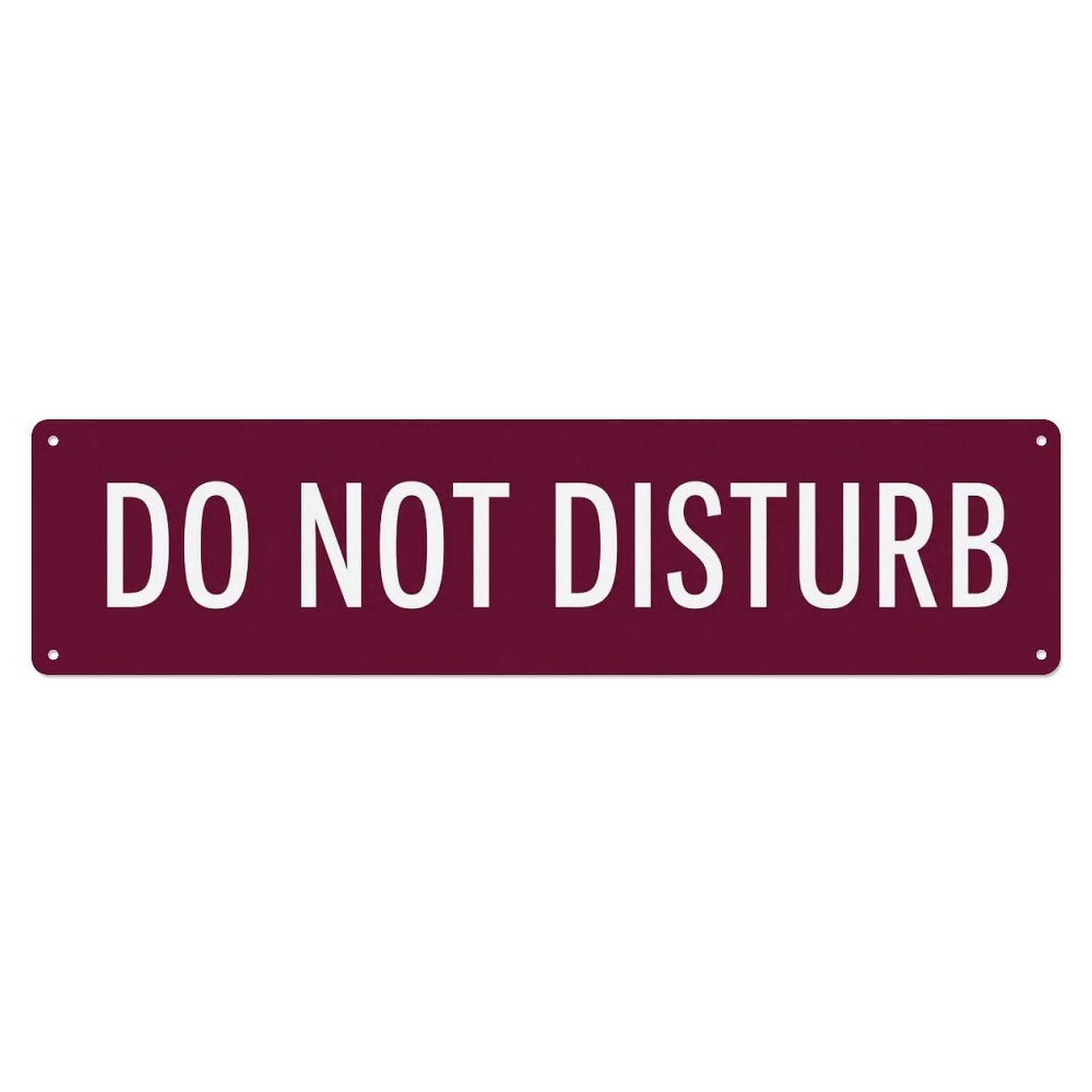 Do Not Disturb Privacy Metal Tin Sign